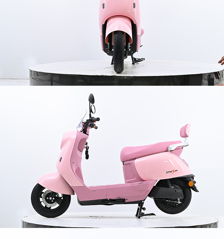 Q3 Electric Scooter 10 Inch, 48V/60V/72V 20AH Lead Acid/Lithium Battery E-Moped, 50-60km/h High Speed Motorcycle with Bluetooth, Reverse Function & Full LED Light