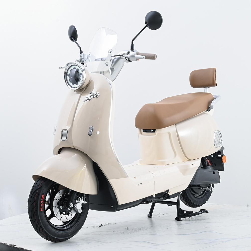 Q6 Bluetooth Electric Scooter 10 Inch, 48V/60V/72V 20AH Lead Acid/Lithium Battery E-Moped, 50-60km/h High Speed Motorcycle with Dual Disc Brake & 70-80km Long Range
