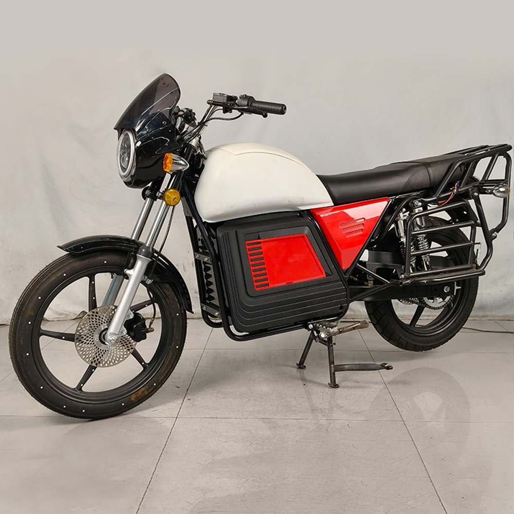 BOX PLUS Wholesale Customization OEM Electric Cruiser Motorcycles with 72V 4.5kW Mid-Mounted Motor Max Speed 80km/h