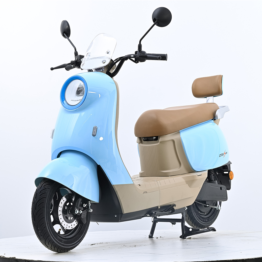 Q3 Electric Scooter 10 Inch, 48V/60V/72V 20AH Lead Acid/Lithium Battery E-Moped, 50-60km/h High Speed Motorcycle with Bluetooth, Reverse Function & Full LED Light
