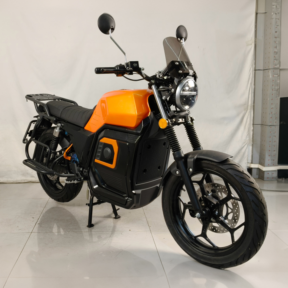 JF005-Mid-mounted motor  72V 3000W Electric Racing Dirt Bike Kit Vintage Adult Motorcycles Scooter